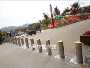 武漢升降柱應(yīng)用案例 全自動遙控路障，廠家直銷保障品質(zhì)與服務(wù)